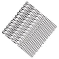 Drill Bit, 19/64" Cutting Diameter, 4241 HSS 118° Cutting Angle Uncoated Bright Versatile Jobber Bits - (Applications: for Drilling Plastic Wood Soft Metal), 12-Pieces