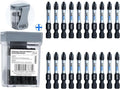toolant 2 Inch Phillips Bit#2 Magnetic Anti Slip Impact Screwdriver Bits Set,20pcs Insert S2 Steel PH2 Driver Dit Set with CNC Machined Tips for Power Drill