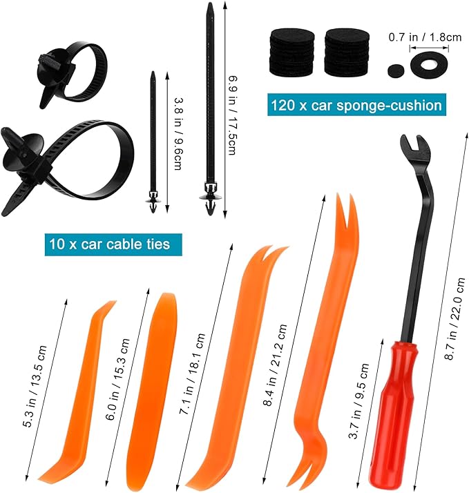 1365Pcs Car Push Retainer Clips Body Clips Plastic Fasteners Kit Fender Rivet Clips 44 Most Popular Sizes Nylon Auto Push Pin Rivets Set for Toyota GM Ford Honda Acura Chrysler,red
