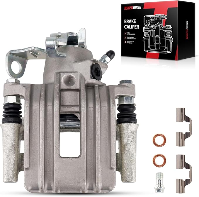 Torchbeam Rear Brake Caliper Right for Volkswagen 2001-2004 Jetta, Audi 2000-2006 TT Quattro, Volkswagen 2005 Jetta 1.9T, Rear Right Caliper Replace # 19B2574