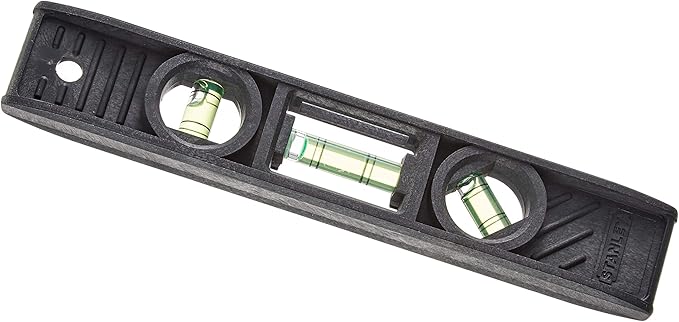 Stanley 0-42-294 Spirit level "Torpedo" of plastic, Black