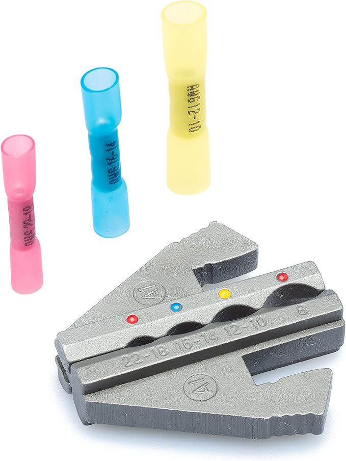 Wirefy Crimping Die for Heat Shrink Butt Connectors - 22-8 AWG