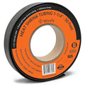 Wirefy 1-1/4" Heat Shrink Tubing - Large Diameter - 3:1 Ratio - Adhesive Lined - Industrial Heat-Shrink Tubing - Black - 50 Feet Roll