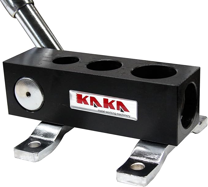 KAKA INDUSTRIAL Pipe and Tube Notcher Manual for 3/4 in, 1 in, 1-1/4 in Inside Diameter, 90 Degree High Precision Light Weight RA-2
