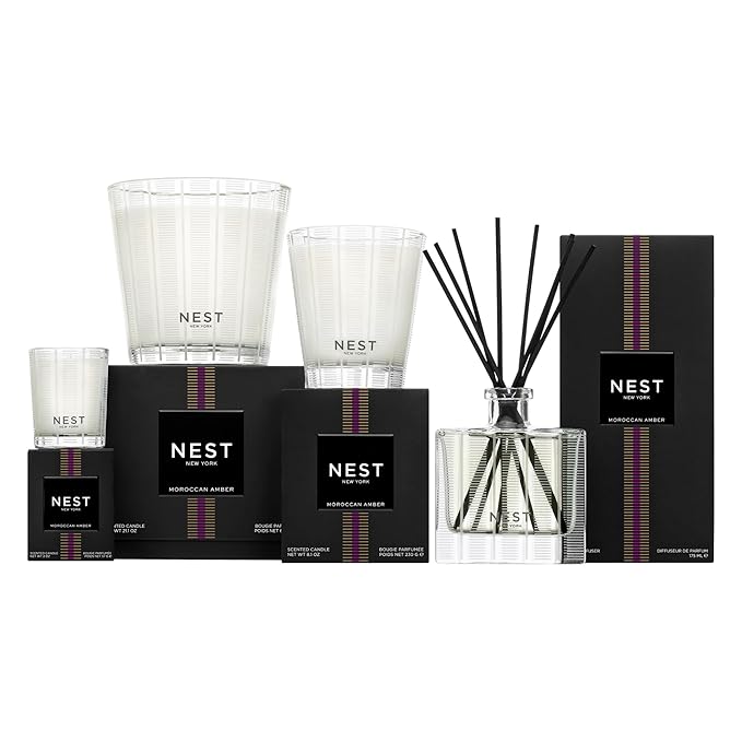 NEST New York Liquid Soap, Moroccan Amber - 10 fl oz - Cleanses & Nourishes Skin - Approx. 300 Pumps Per Bottle - Gluten Free & Cruelty Free