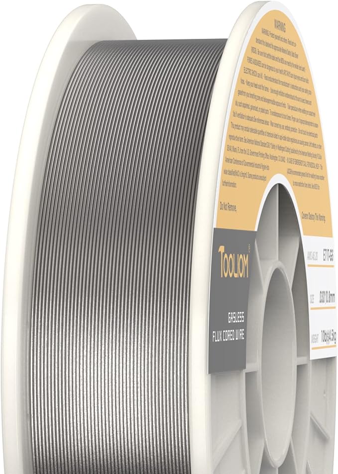 TOOLIOM E71T-GS .030" Diameter 10-Pound Spool Flux Core Self-shielded MIG Welding Wire for Carbon Steel