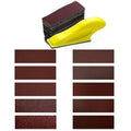 Micro Sander for Small Projects Finger Sander for Crafts with 100pcs 3.5 x 1 Inch Assorted Sandpaper of 60 120 240 400 600 800 1000 1200 1500 2000 Grit for DIY Crafts Polishing Sanding