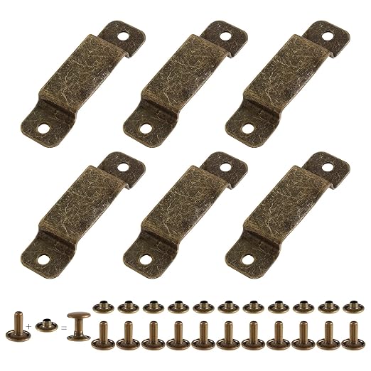 6 Pcs Tape Measure Clip Measuring Tape Holder Metal Measuring Tape Belt Holder Tape Holder for Tool Belt Tape Measure Clips with Rivets with Rivets Tape Measure Hanging Tape Holder for Easy to Carry