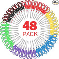 Scissors Bulk 48 Pack,8" Multipurpose Heavy Duty Sharp Scissors,Stainless Steel Sewing Craft Shears for Home Office High/Middle School, Xnluothsk