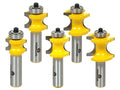 YONICO 13515 5 Bit Bullnose Router Bit 1/2-Inch Shank