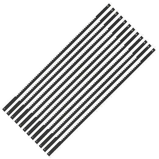 5 Inch Pin End Scroll Saw Blade 18 TPI for Wood, High Carbon Steel 36 Pack