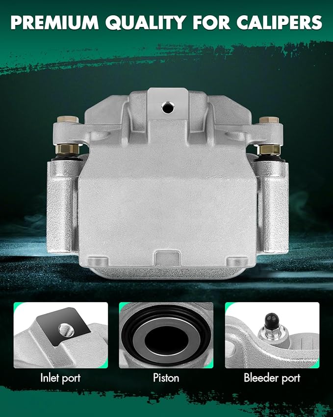 SCITOO 18-B5030 18-B5031 Disc Brake Calipers Assembly with Bracket Fit For Cadillac 2007 2008 2009 2010 2011 2012 2013 2014 2015 2016 2017 2018,For Chevrolet 2007-2018,For GMC 2007-2018
