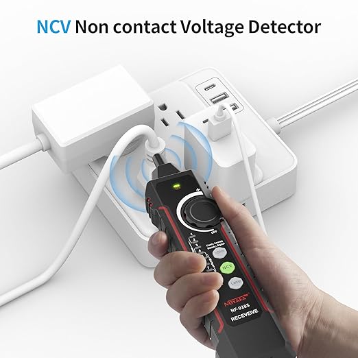 NOYAFA NF-918S Network Cable Tester with 6 wavelength Optical Power Meter, Cable Toner Ethernet Cable Tester RJ45 Network Tester with 10mw Visual Fault Locator, PoE Tester Network Tools