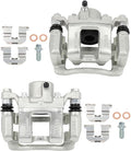 cciyu Rear Left & Right Brake Calipers Assembly w/Bracket 19B6457 19B6456 2011 2012 2013 2014 2015 For Hyundai For Sonata,2011 2012 2013 2014 2015 For Kia For Optima
