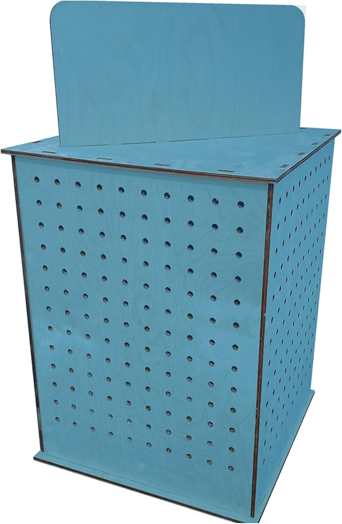 TORCHED DISPLAYS Rotating Pegboard Display… (Blue)