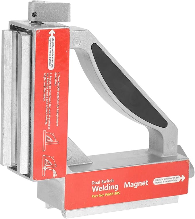 WM2-90S Magnetic Welding Jig, Switch 90 Degree Magnetic Corner, Strong Magnet Welder Jig Holder