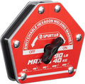 Spurtar Switchable Welding Magnets 90lbs Welding Clamps On Off Magnet Holder, Heavy Duty Hexagon Clamp Tools and Accessories Multi-Angle