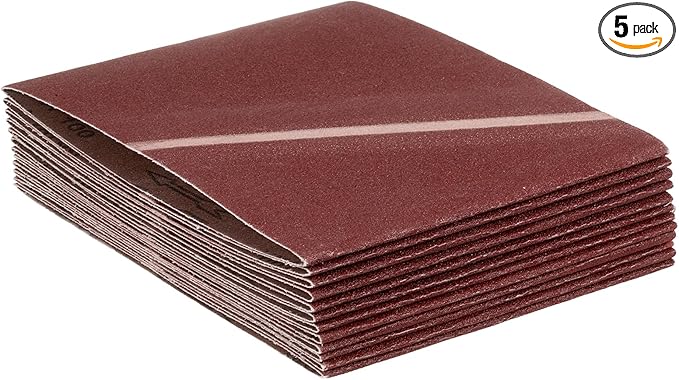 5 Pcs Sanding Belts 8 x 19 Inch 100 Grit Aluminum Oxide Abrasive Sandpaper for Belt Sander Metal Grinding Wood Working Weld Rust Removal