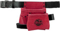 Graintex 4 Pocket Children Tool Pouch Suede Leather with Leather Belt and Hammer Loop