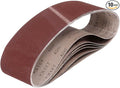 HARFINGTON 6 x 48 Inch Sanding Belts, 10 Pcs 240 Grits Aluminum Oxide Abrasive Belt Sander File Belt for Woodworking, Metal Polishing, Knife Sharpener