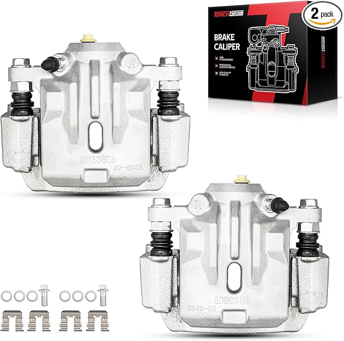 Torchbeam Rear Brake Calipers Set for Subaru Outback 2010-2014, Subaru Legacy 2010-2014, Rear Left and Rear Right Calipers Replace # 19B6276+19B6277