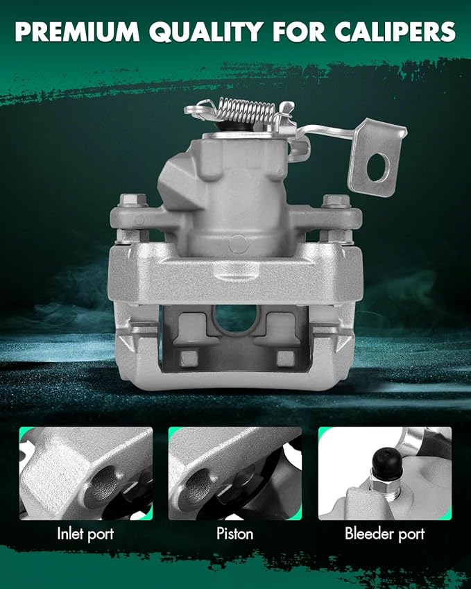 SCITOO 19B6287 19B6286 Disc Brake Calipers Assembly with Bracket Fit For Toyota For Prius 2010-2015,For Toyota For Prius Plug-In 2012-2015
