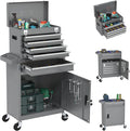 Rolling Tool Box with Wheels, 5-Drawer High Capacity Tool Chest with Wheels, Removable Storage Toolbox with Lock for Garage, Workshop