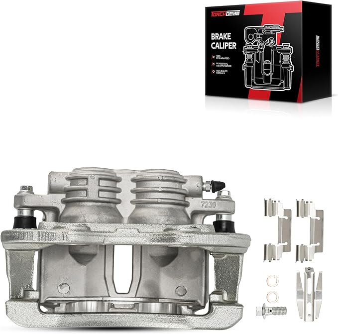 Torchbeam Rear Brake Caliper Right for Chevrolet Silverado 1500 2001 2003-2006, Chevrolet Tahoe 2000-2006, GMC Sierra 1500 2001 2003-2006, Rear Right Caliper Replace # 18P4765