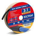 1 Inch Heat Shrink Tubing, 32.8 Ft Roll Industry Marine Grade 3:1 Shrink Ratio Shrink tubing, Adhesive Lined Heat Shrink Tube, 1" Waterproof Shrink Tube for Wires Home Marine Automotive