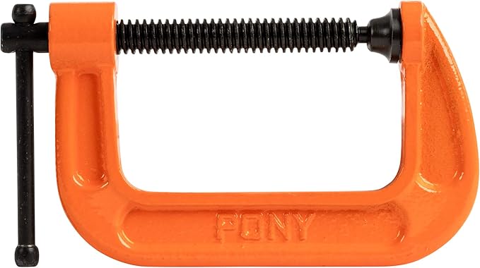Pony Jorgensen 2630 3-Inch C-Clamp, Orange