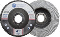 Benchmark Abrasives 4.5" x 7/8" Stearate Coated Type 29 Flap Discs for Aluminum or Other Soft Metals, Angle Grinder Discs for Sanding, Finishing, Grinding, Deburring (10 Pack) - 60 Grit