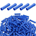 Hordion 120pcs 16-14 AWG Butt Splice Connectors, Blue Butt Connectors Crimp Insulated Electrical Straight Wire Terminals