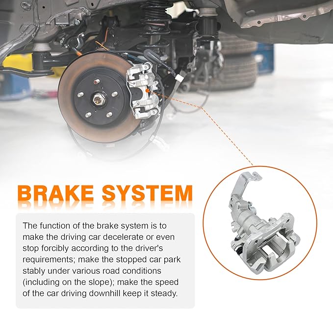 DRIVESTAR 19B2068 Rear Brake Caliper Passenger Right Side, ONLY Fit 1998-2007 for Honda Accord, 2004-2008 for Acura TSX