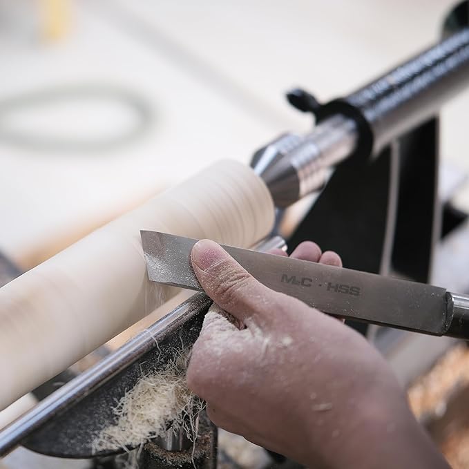 Cryo M2 HSS 25mm Skew Chisel with Handle Length 15",Woodlathe Chisels, Woodlathe Tools.