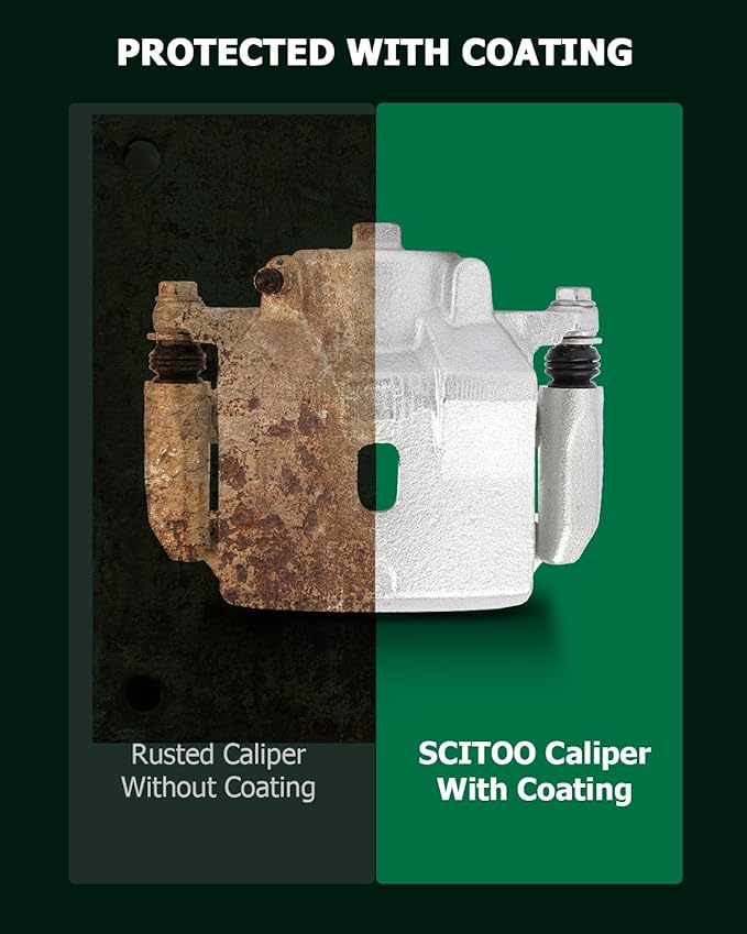 SCITOO Front Right Brake Caliper With Bracket 18-B4911 Compatible For Chevrolet For Malibu 2004-2008 For Chevrolet HHR 2006-2011 For Pontiac G6 2006-2008