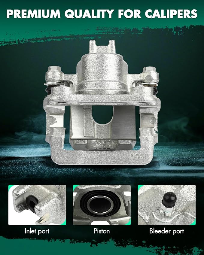 SCITOO Rear Left Brake Caliper With Bracket 19B2675 Compatible For Acura MDX 2001-2006 For Honda Pilot 2003-2008