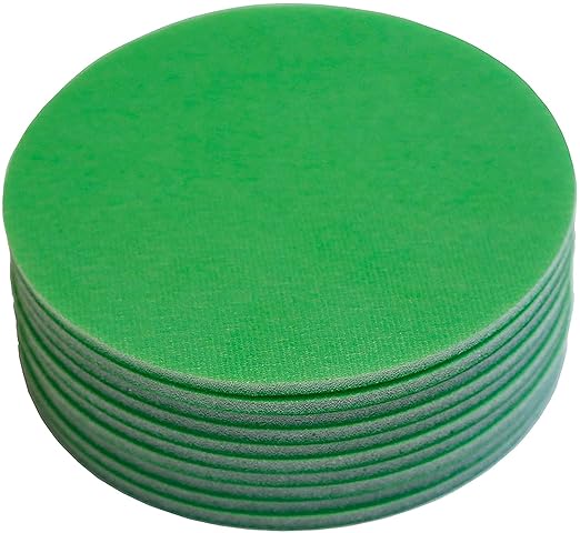 Abrasilk 6 Inch Auto Body Hook and Loop Sanding Discs (4000 Grit, 10 Pack)