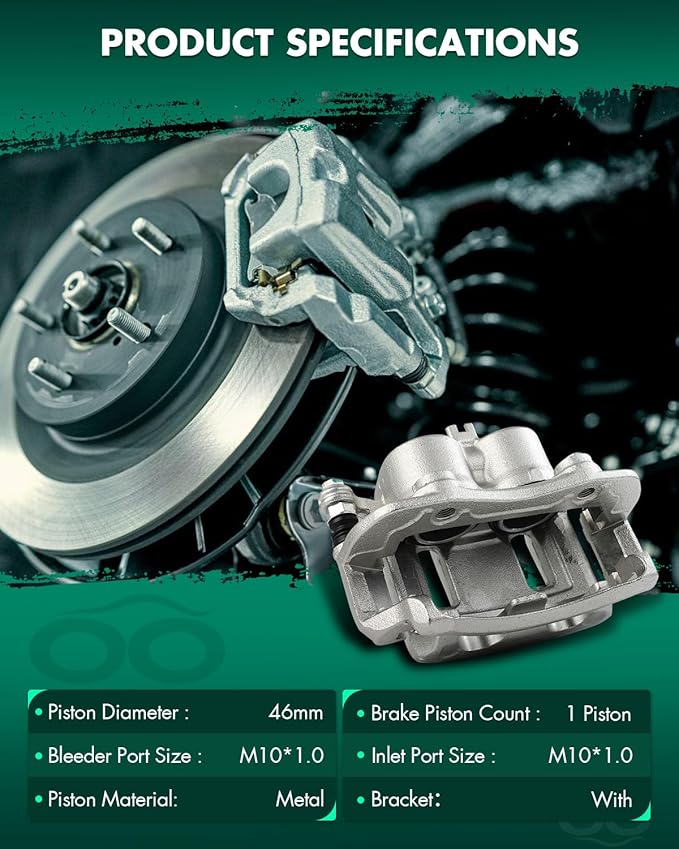 SCITOO Front Right Brake Caliper With Bracket 19B2638 Compatible For Nissan For Frontier 2003-2004,For Nissan For Xterra 2000-2004