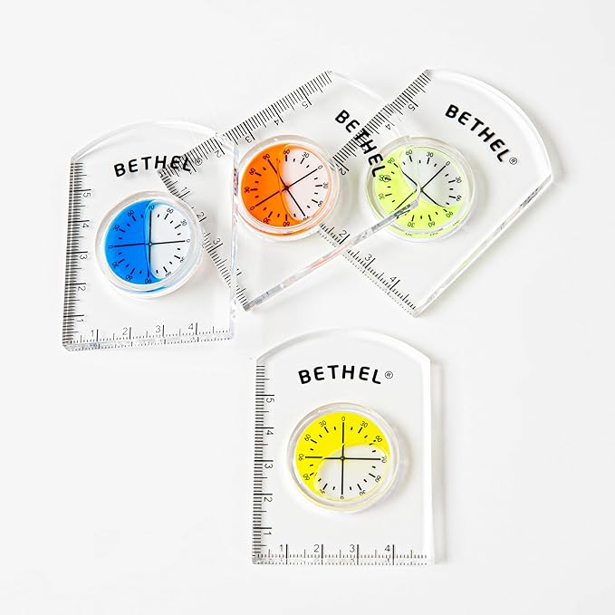 Circular Bubble Level Bullseye Degree Marked Surface Round Spirit Levels Measuring Tool