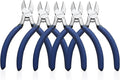 Wire Cutters 5 * 5 inch, KAIHAOWIN Flush Cutters Diagonal Cutters Side Cutters Precision Ultra Sharp Spring Loaded Wire Snips Clippers Dikes Cutting Pliers Small for Crafting Jewelry Making