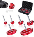 6Pcs PVC Pipe Reamer Kit, Lightweight Hollow Design PVC Fitting Saver for Sch.40 CPVC, ABS, Socket Hub Saver Includes 3/4", 1", 1-1/2", 2", 3", 4", Plumbing Tool Fits Standard 1/2" Drill