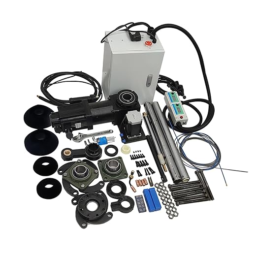TECHTONGDA Portable Line Boring and Welding Machine, 2 in1 Line Boring and Overlay Welding for Repairing Excavator, Hole Drilling Connecting Rod Work Bore Welder Equipment, European Connector