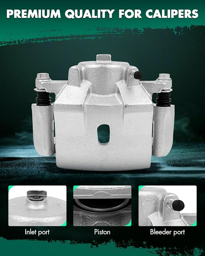 SCITOO 18B4910A 18B4911A Front Left & Right Disc Brake Calipers Assembly w/Bracket For Chevy For Malibu,For Pontiac For G6/For Solstice,For Saturn For Aura/For Sky