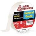 Avery Dennison Electrical Tape, General Use PVC Electric Tape, UL/CSA Listed Insulating Vinyl Tape for Electrical, Repairs, Automotive and Equipment, EE-100, ¾ in x 66 ft, White, 1 Roll