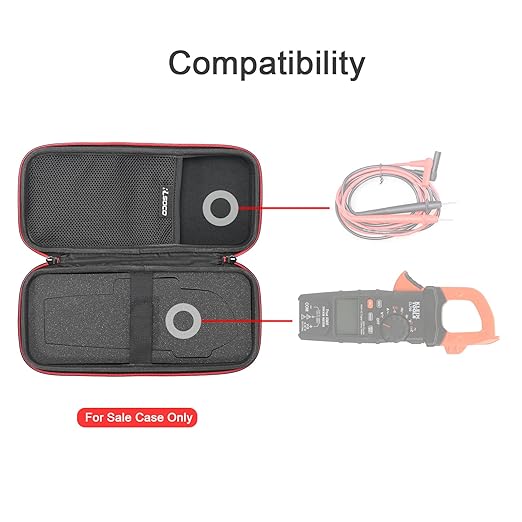 RLSOCO Hard Case for Klein Tools CL710 Pro/CL810 Pro/CL800/CL700/CL600 Digital Clamp Meter