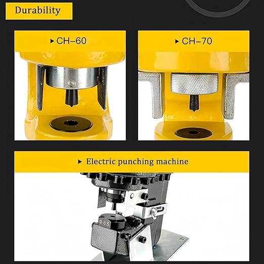 Hydraulic Punch Dies for CH-70, CH-70 Hydraulic Round Hole Punch Die Set, Upper Mold Dia: 26mm, Lower Mold Dia: 40mm for Steel, Copper, Aluminum and Heavy Duty Metal (17.5mm)