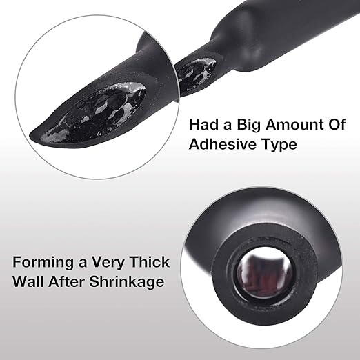 XHF 2 Inch (50mm) 3:1 Waterproof Heat Shrink Tubing Marine Grade Wire Cable Adhesive Lined Tube Insulation Seal Against Moisture Corrosion and Air Leakage, 4 Ft Red