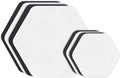 GEAR AID Tenacious Tape Hex 2.5” and 1.5” Repair Patches, Peel-and-Stick to Fix Holes and Burns in Down Jackets, Rain Gear, Tents, Tarps and More