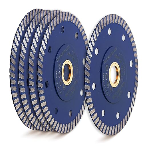 5pcs/Lot 4 inch Diamond Blade Super Thin Diamond Turbo Saw Blade Porcelain Tile Blade for Granite Marble Ceramic Tile Cutting