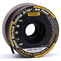 TKDMR 65 Ft 3/16" Heat Shrink Tubing - 3:1 Ratio Marine Grade Heat Shrink,Wire Cable Adhesive Lined Tube Insulation Seal Against Moisture Corrosion and Air Leakage.Black